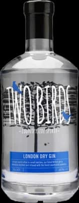 Bouteille de spiritueux : London Dry Gin de la marque Two Birds