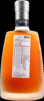 Bouteille de spiritueux : Trinidad Rum Angostura Aged 16 Years 1991 de la marque Renegade