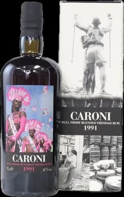 Bouteille de spiritueux : Blended Trinidad Rum de la marque Caroni