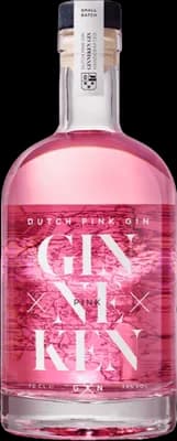 Bouteille de spiritueux : Pink Gin de la marque Ginneken Gin