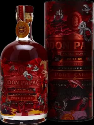 Bouteille de spiritueux : Port Cask de la marque Don Papa