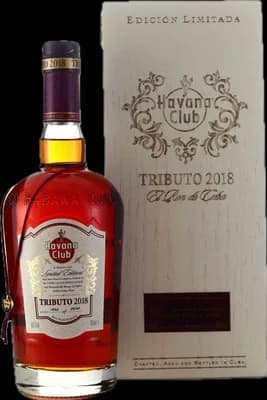 Bouteille de spiritueux : Tributo de la marque Havana Club
