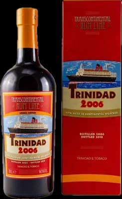 Bouteille de spiritueux : Trinidad 2006 de la marque Transcontinental Rum Line