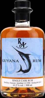 Bouteille de spiritueux : Guyana Rum de la marque Rum Artesanal