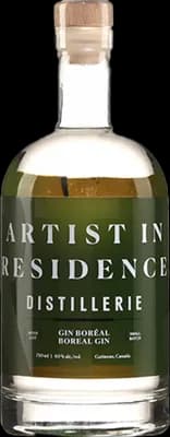 Bouteille de spiritueux : Gin Boréal de la marque Artist In Residence
