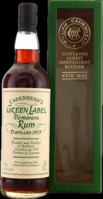 Bouteille de spiritueux : Demerara Rum de la marque Cadenheads