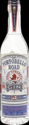 Bouteille de spiritueux : Navy Strength Gin de la marque Portobello Road