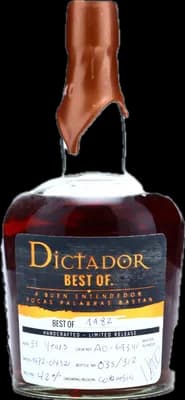 Bouteille de spiritueux : Best Of 1982 42% 33 Years de la marque Dictador