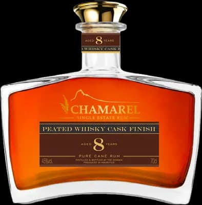 Bouteille de spiritueux : Peated Whisky Cask Finish de la marque Chamarel