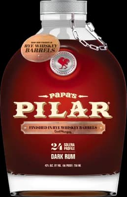 Bouteille de spiritueux : Finished in Rye Whiskey Barrels de la marque Papa's Pilar