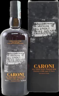 Bouteille de spiritueux : Heavy Trinidad Rum (LMDW & Velier) de la marque Caroni