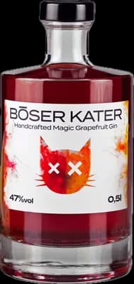 Bouteille de spiritueux : Handcrafted Magic Grapefruit Gin de la marque Böser Kater