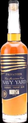 Bouteille de spiritueux : Navy Yard Barrel Proof Rum de la marque Privateer Rum Distillery