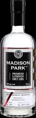 Bouteille de spiritueux : London Dry Gin de la marque Madison Park