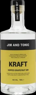 Bouteille de spiritueux : Kraft Hopped Grapefruit Gin de la marque Jim & Tonic