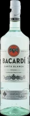 Bouteille de spiritueux : Carta Blanca 37.5° de la marque Bacardi