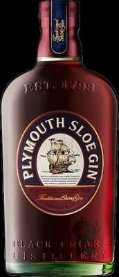 Bouteille de spiritueux : Sloe Gin de la marque Plymouth