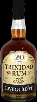 Bouteille de spiritueux : Trinidad Rum de la marque Caroni