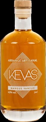 Bouteille de spiritueux : Mangue Vanille de la marque Kevas