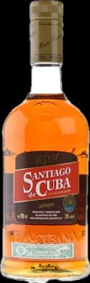 Bouteille de spiritueux : Añejo de la marque Santiago de Cuba