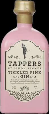 Bouteille de spiritueux : Tickled Pink Gin by Simon Rimmer de la marque Tappers