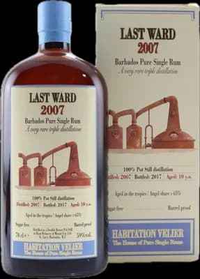 Bouteille de spiritueux : Last Ward de la marque Mount Gay