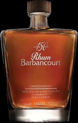 Bouteille de spiritueux : Cuvée 150 Ans de la marque Barbancourt