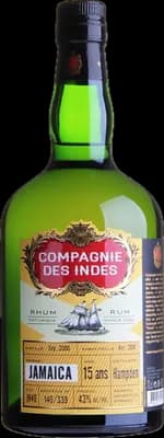 Bouteille de spiritueux : Jamaica de la marque Hampden