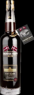 Bouteille de spiritueux : Royal Danish Navy Strength Rum de la marque A.H. Riise