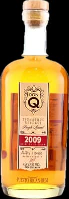 Bouteille de spiritueux : Signature Release 2009 de la marque Don Q