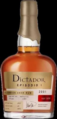 Bouteille de spiritueux : Episodio Port 2001 de la marque Dictador