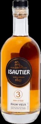Bouteille de spiritueux : Rhum Vieux 3 Ans d’Âge de la marque Isautier