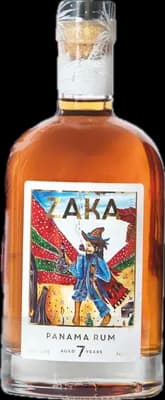 Bouteille de spiritueux : Panama Rum 7 Aged Years de la marque Zaka