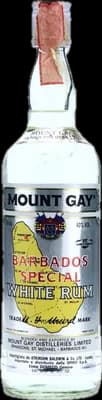 Bouteille de spiritueux : Barbados Special White Rum de la marque Mount Gay