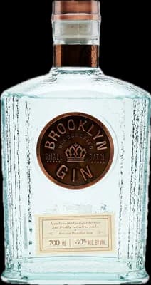 Bouteille de spiritueux : Gin de la marque Brooklyn