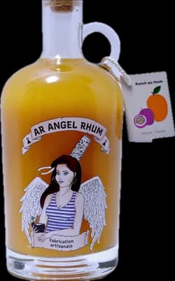 Bouteille de spiritueux : Punch Mangue – Passion de la marque Ar Angel Rhum