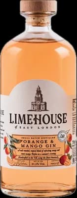 Bouteille de spiritueux : Orange & Mango Gin de la marque Limehouse