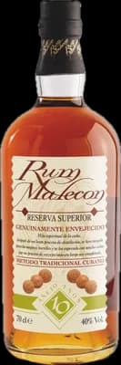 Bouteille de spiritueux : Reserva Superior 10 Years de la marque Malecón