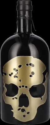 Bouteille de spiritueux : The Gold Skull de la marque Ghost Vodka