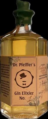 Bouteille de spiritueux : Gin Elixir N°1 de la marque Dr. Pfeiffer’s