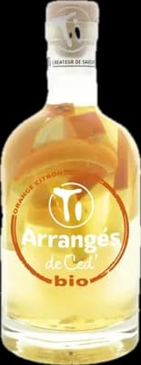 Bouteille de spiritueux : Ti Arrangé Orange Citron Bio de la marque Les Rhums de Ced'