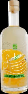 Bouteille de spiritueux : Ananas Gingembre de la marque Symbiose