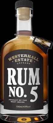Bouteille de spiritueux : Rum No. 5 de la marque Westerhall Estate