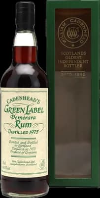Bouteille de spiritueux : Demerara Rum de la marque Cadenheads