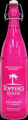 Bouteille de spiritueux : White Chocolate Raspberry de la marque Topper’s