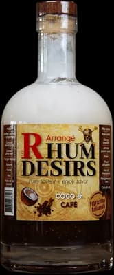 Bouteille de spiritueux : Coco Café de la marque Rhum Désirs