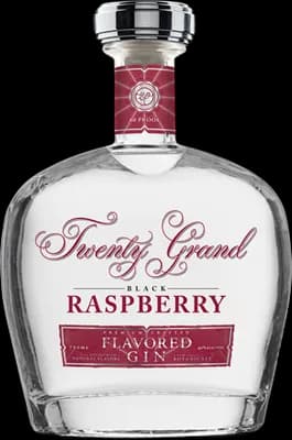 Bouteille de spiritueux : Black Raspberry Gin de la marque Twenty Grand