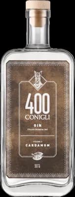 Bouteille de spiritueux : Volume 3 Cardamom de la marque 400 Conigli Gin