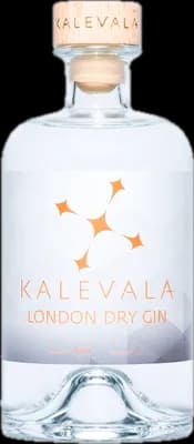 Bouteille de spiritueux : London Dry Gin de la marque Kalevala
