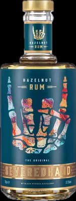 Bouteille de spiritueux : Hazelnut Rum de la marque Black Powder
